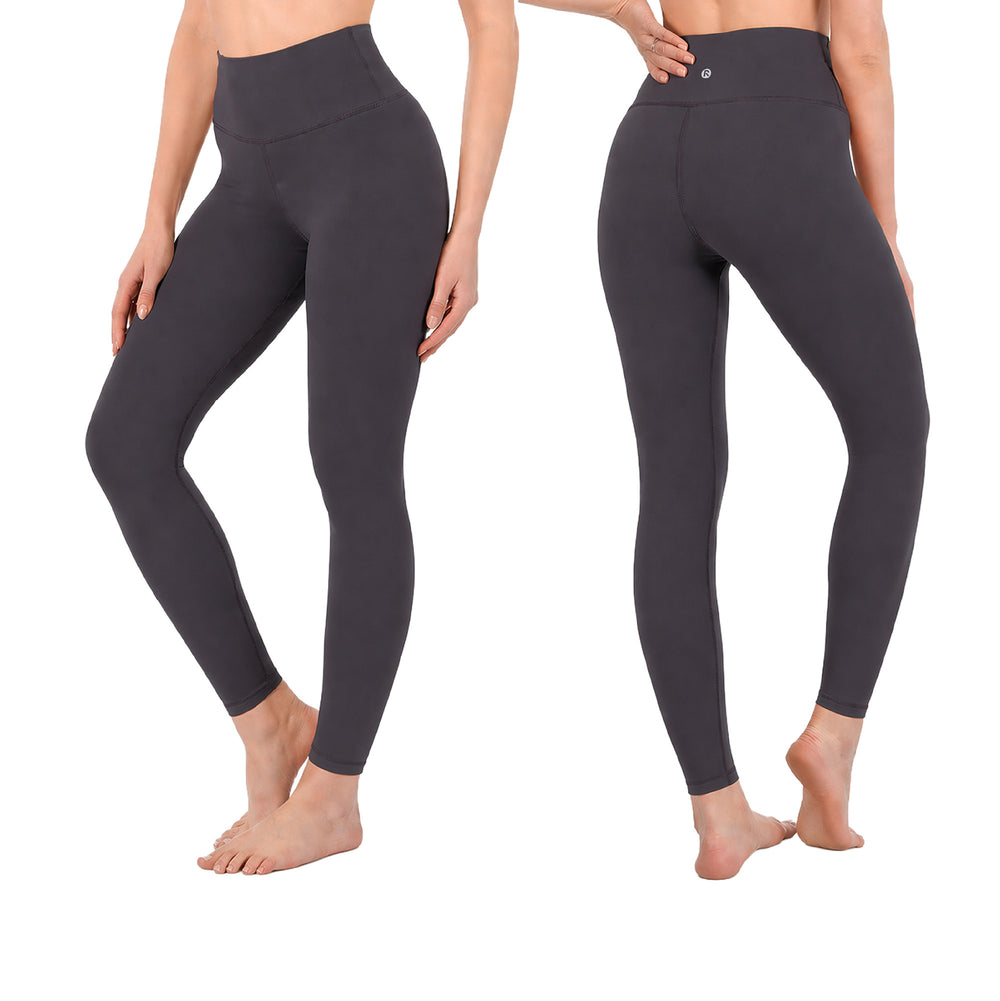 Buttery Soft Sculpt & Smooth High-Waisted Premium Leggings__Charcoal Gray