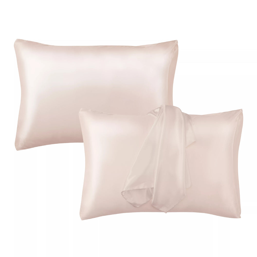 Satin Pillowcase Set of 2 – Standard Size 20” x 26”__Beige