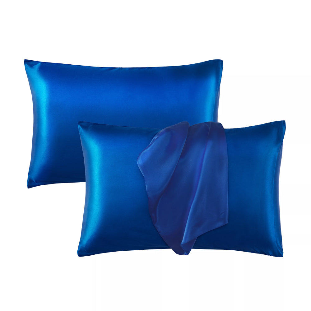 Satin Pillowcase Set of 2 – Standard Size 20” x 26”__Navy