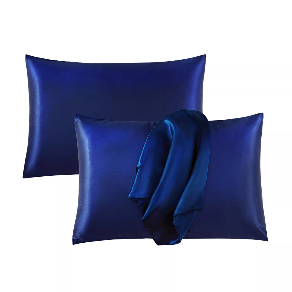 Satin Pillowcase Set of 2 – Standard Size 20” x 26”__Moon Indigo