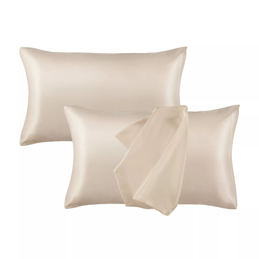 Satin Pillowcase Set of 2 – Queen Size 20" x 30"__Taupe