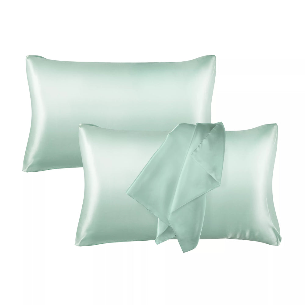 Satin Pillowcase Set of 2 – Queen Size 20" x 30"__Sage Green