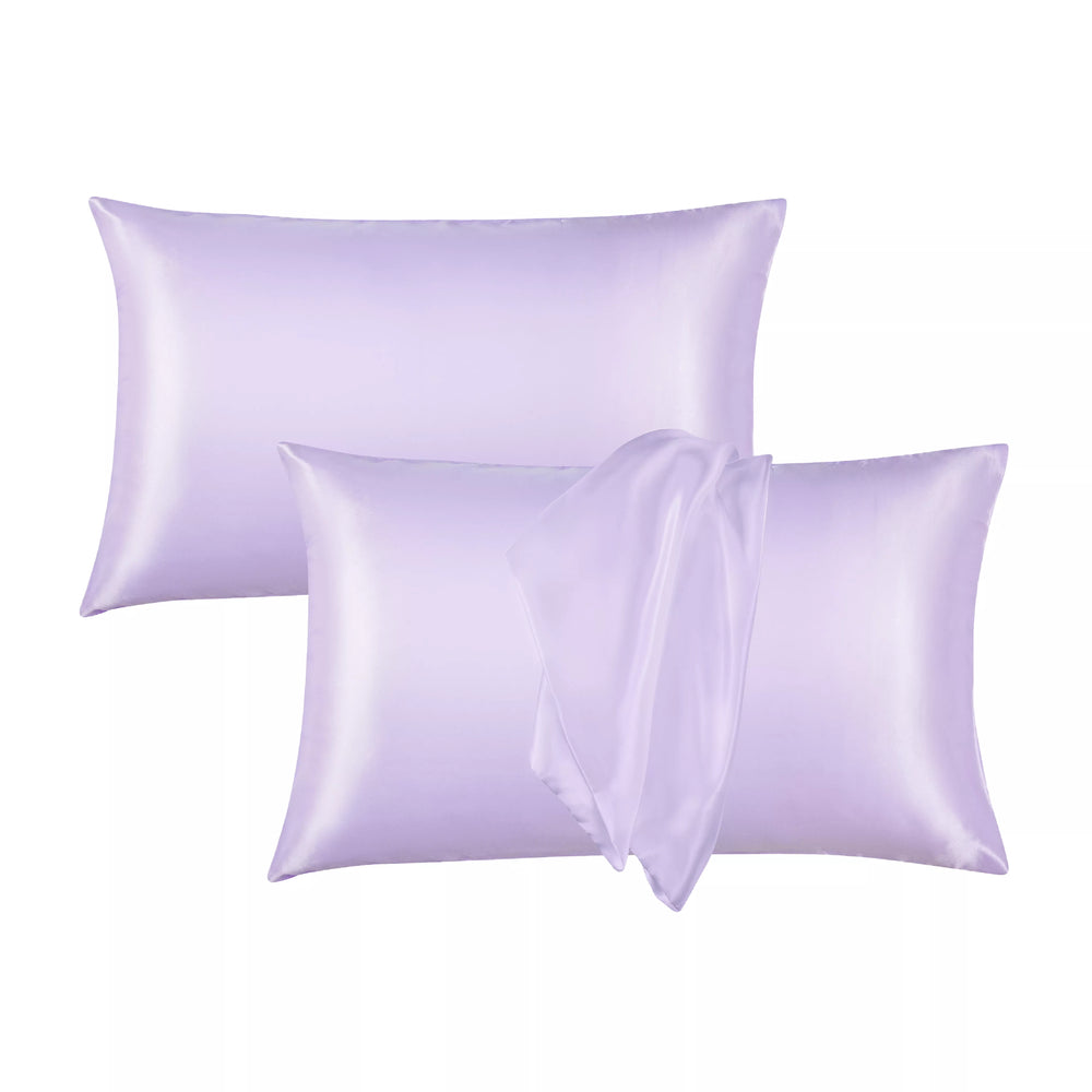 Satin Pillowcase Set of 2 – Queen Size 20" x 30"__Lavendar