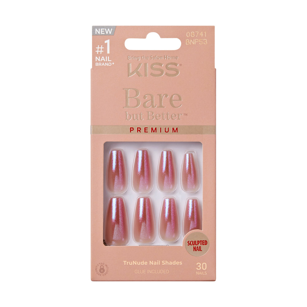 KISS Bare but Better Premium Nails - Shiny – Ivy Beauty