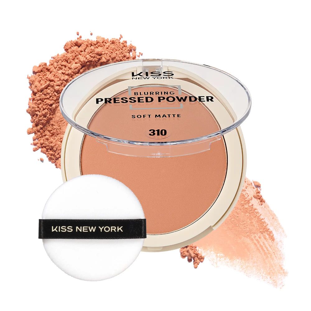 Soft Matte Pressed Powder Lightweight Blurring Setting Powder for Oily & Combination Skin__310-SUN-BEIGE