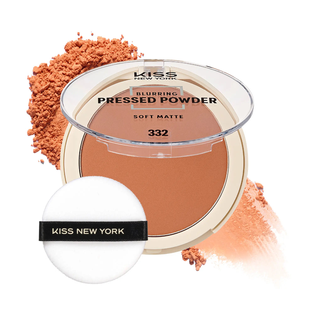 Soft Matte Pressed Powder Lightweight Blurring Setting Powder for Oily & Combination Skin__332-CLASSIC-TAN