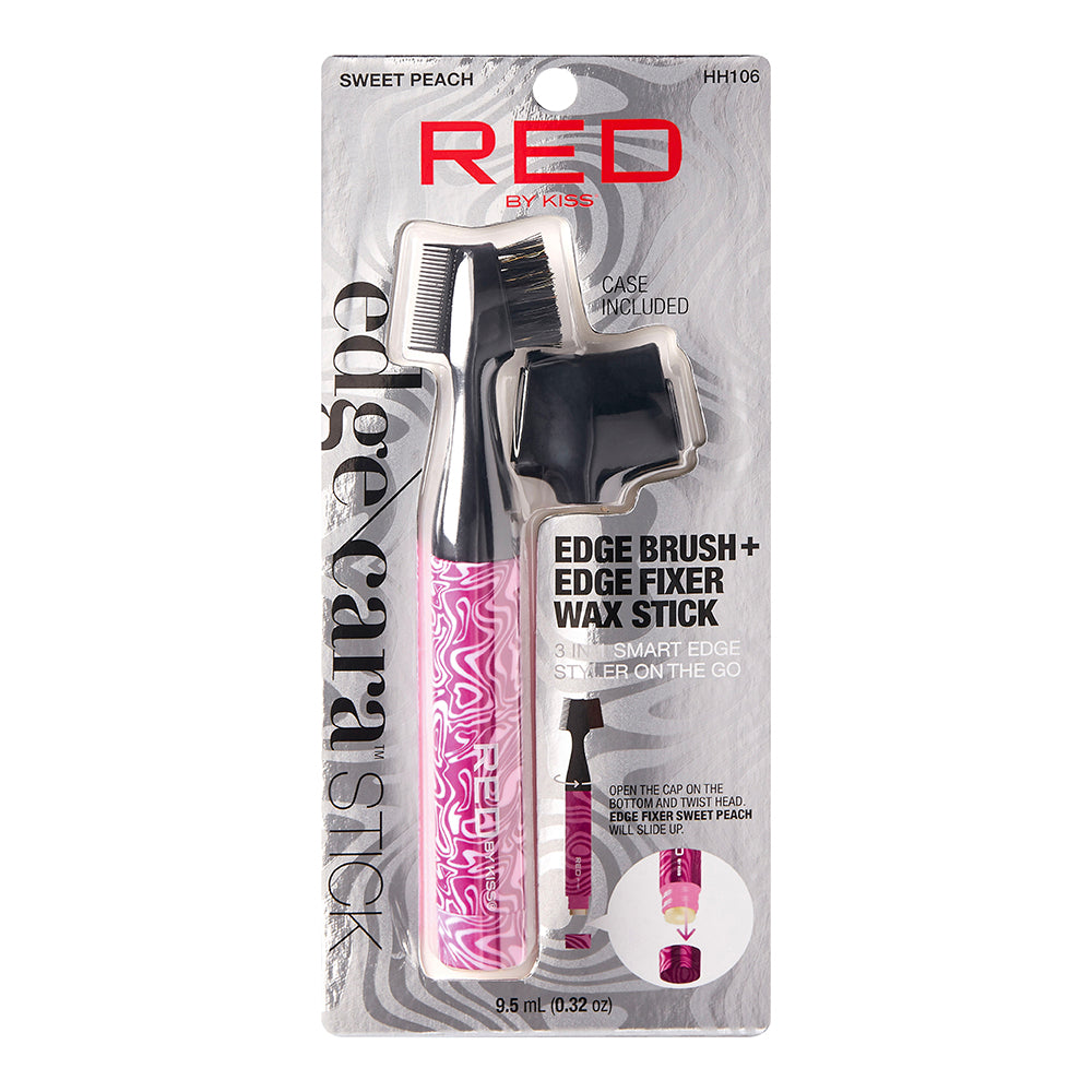 RED by KISS Edge Cara with Edge Fixer Wax 3-in-1 Smart Edge Styler