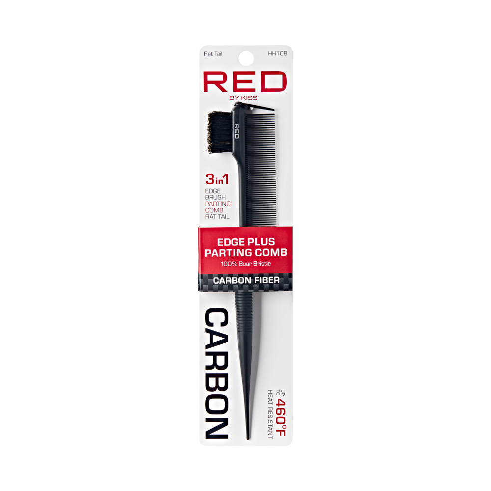 RED by KISS 100% Boar Bristle 3-in-1 Edge & Parting Comb – Ivy Beauty