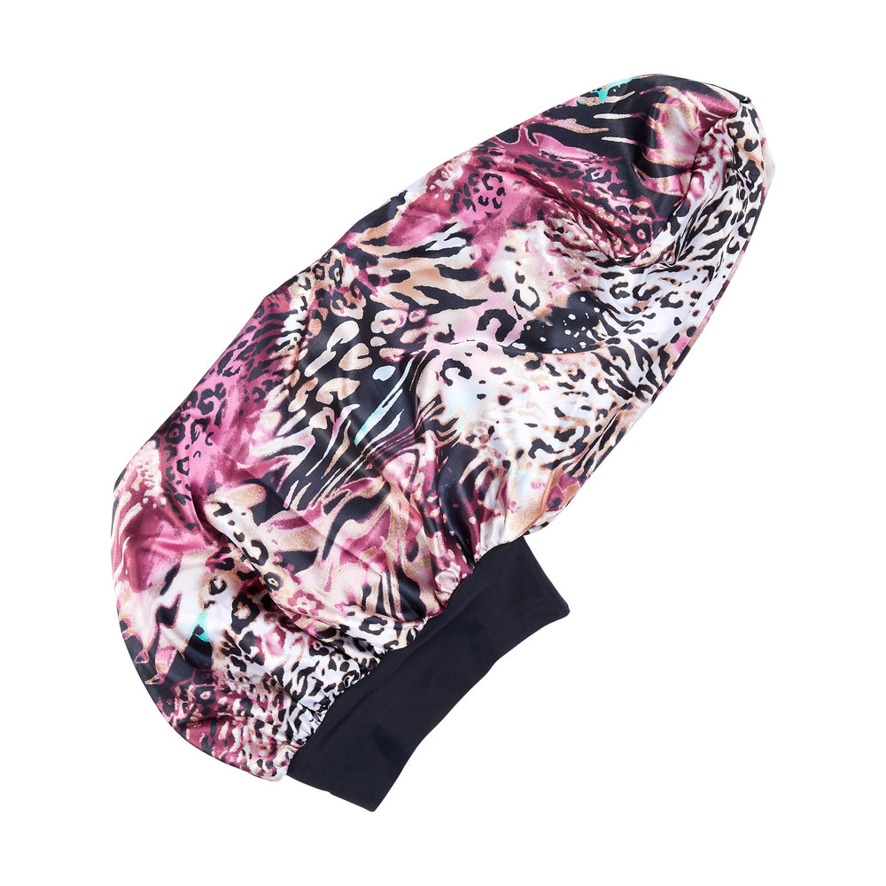 RoyalLux Reversible Braid Satin Bonnet__Diamond