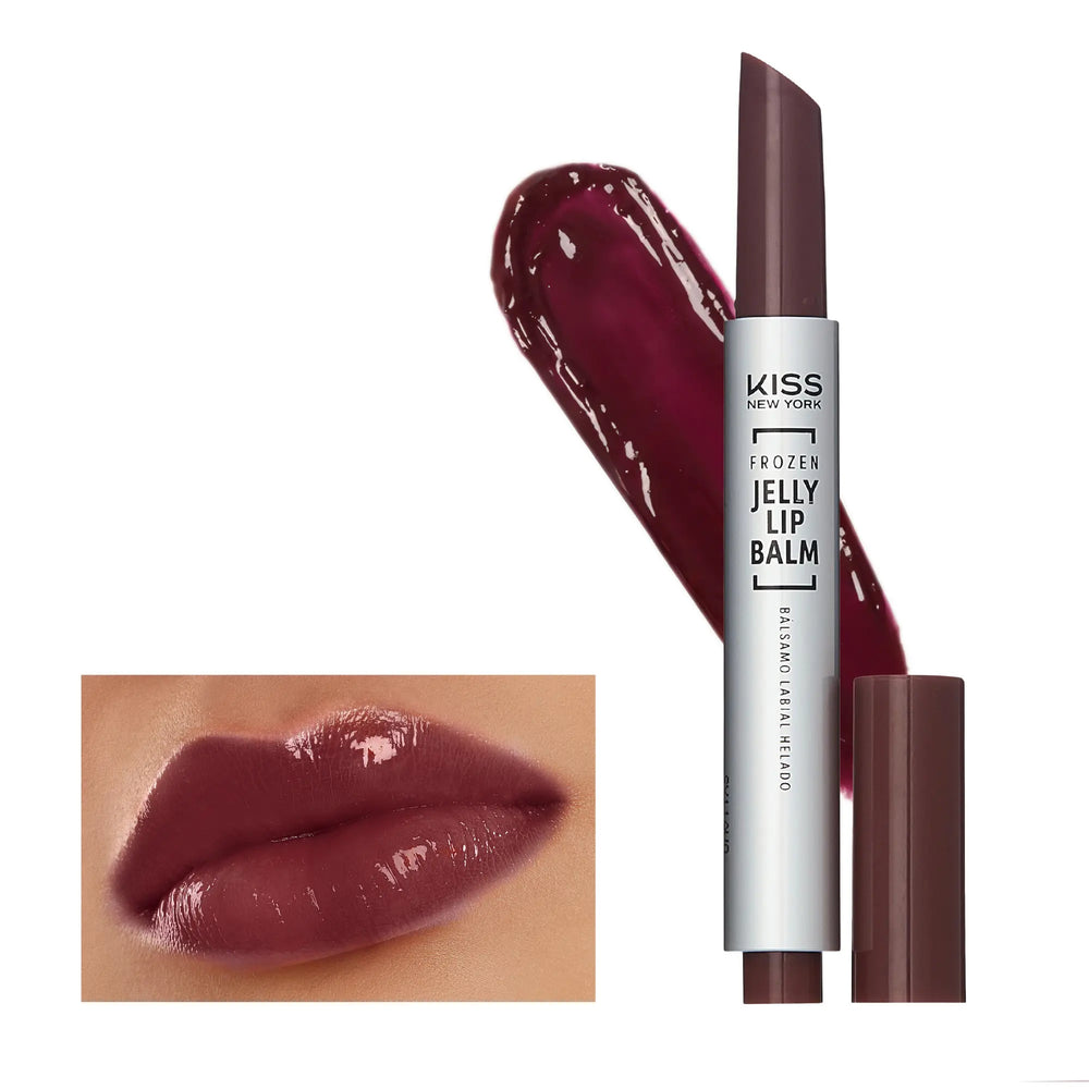 Frozen Jelly Lip Balm Pen - High Shine Lip Gloss for Sheer Tint__S.Trans Pink