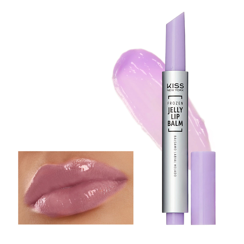 Frozen Jelly Lip Balm Pen - High Shine Lip Gloss for Sheer Tint__Color Changing Purple