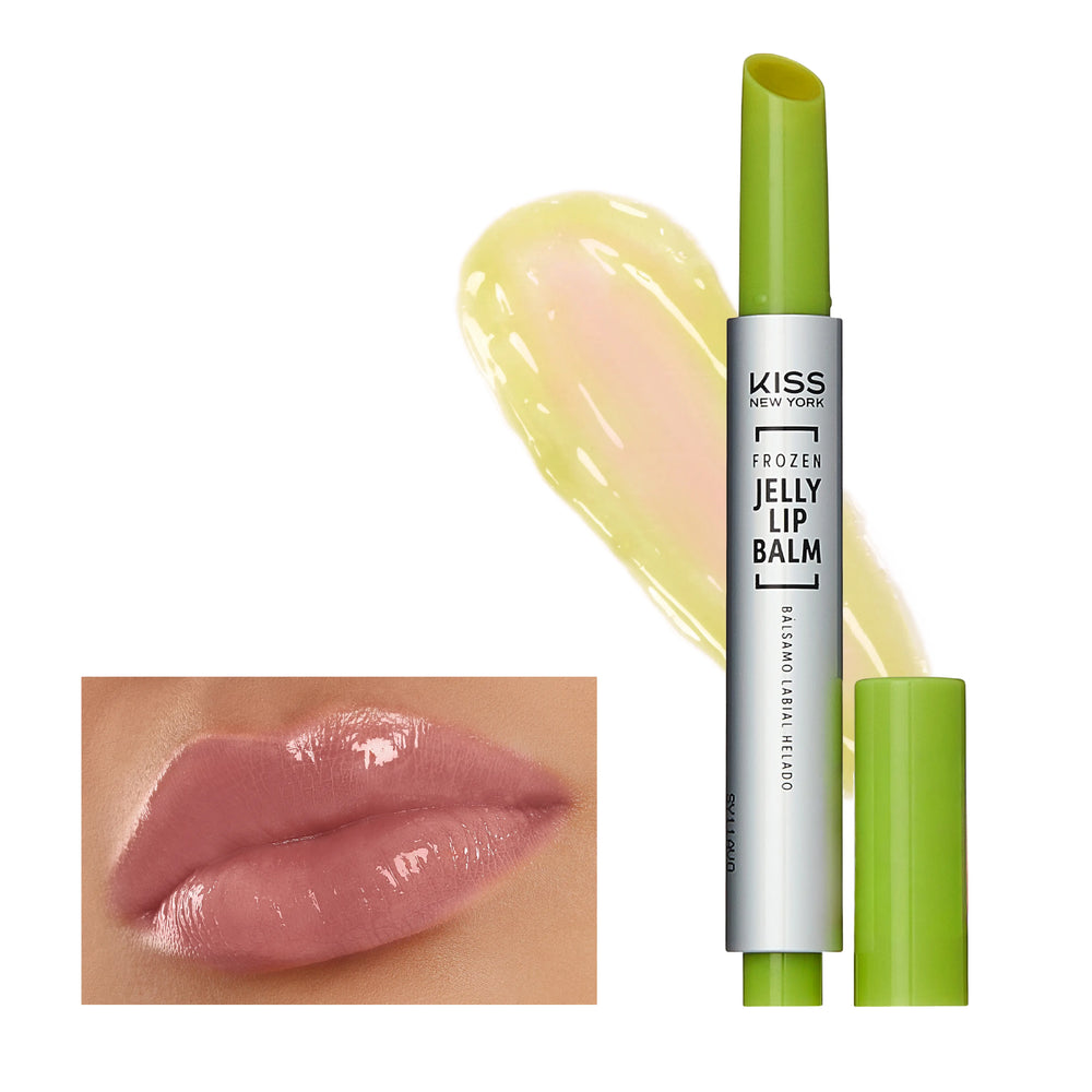 Frozen Jelly Lip Balm Pen - High Shine Lip Gloss for Sheer Tint__Color Changing Green Apple