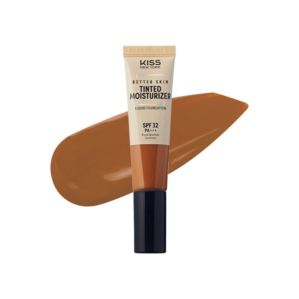 Hydrating Tinted Moisturizer SPF 32 PA+++ Buildable Coverage for Deep Skin Tones, 12H Wear__335 Cappuccino (Tan-Golden Undertone)