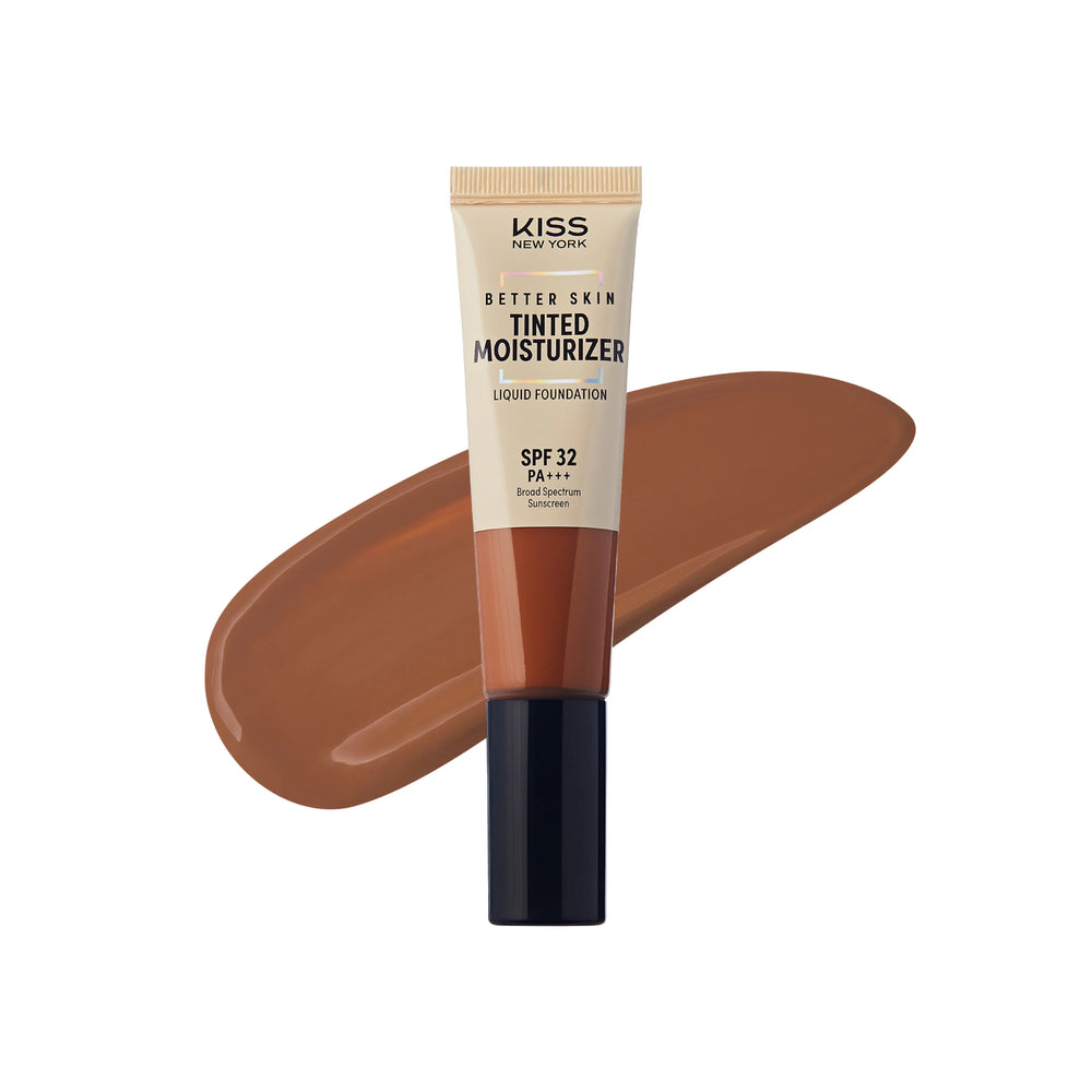Hydrating Tinted Moisturizer SPF 32 PA+++ Buildable Coverage for Deep Skin Tones, 12H Wear__340 Caramel (Tan-Red Undertone)