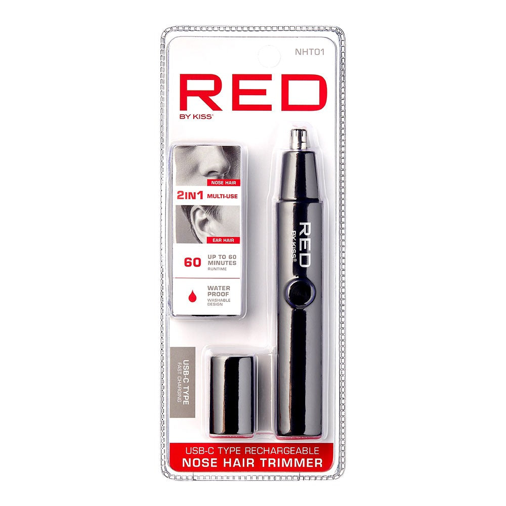 Red by Kiss Rechargeable Nose Hair Trimmer – Ivy Beauty