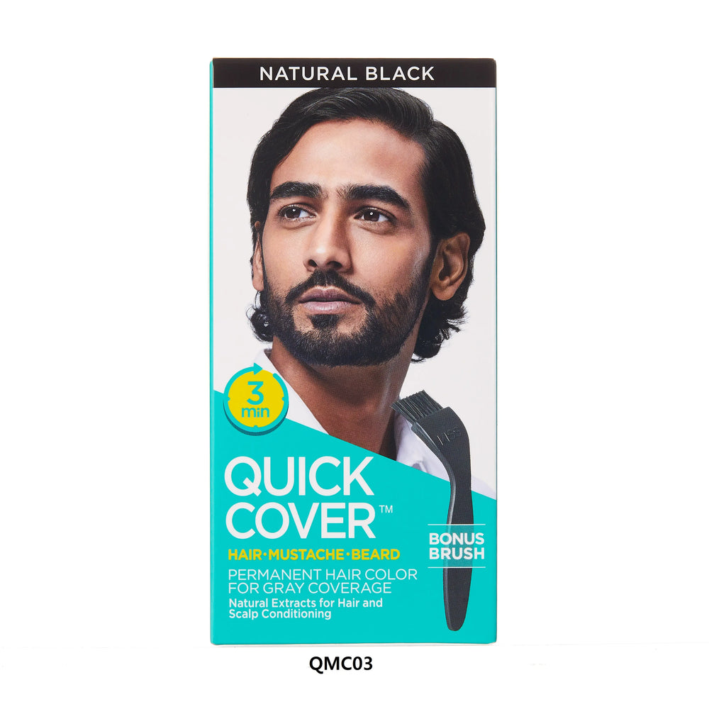 Quick Cover For Men__Natural Black