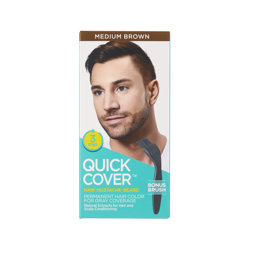 Quick Cover For Men__Medium Brown