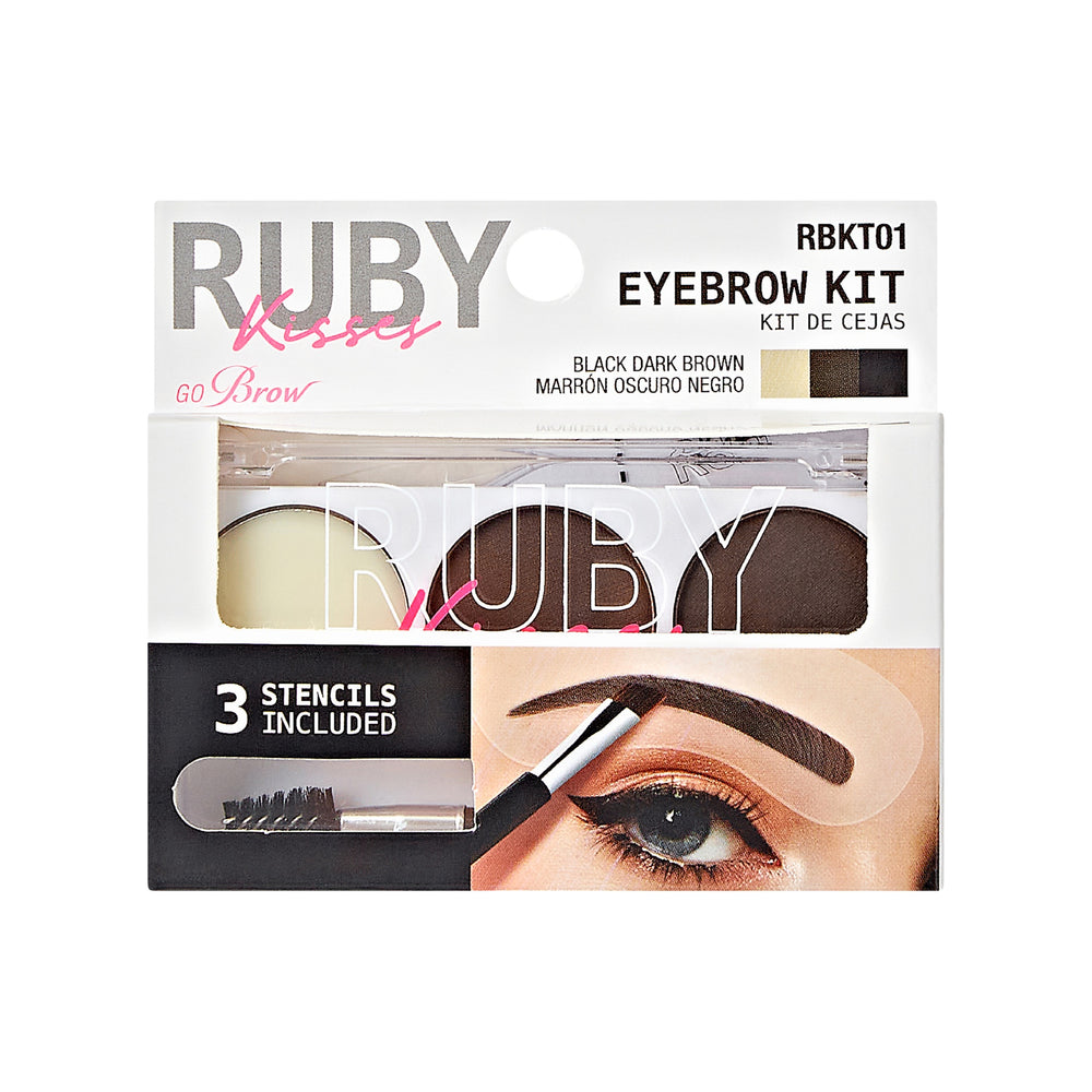 Go Brow Eyebrow Kit__Black Dark Brown