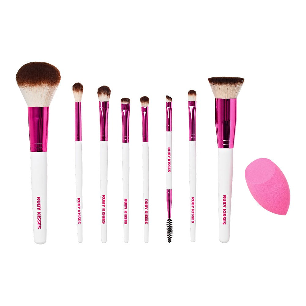 Ruby Kisses Essential Brush & Sponge Set ($25 Value) – Ivy Beauty