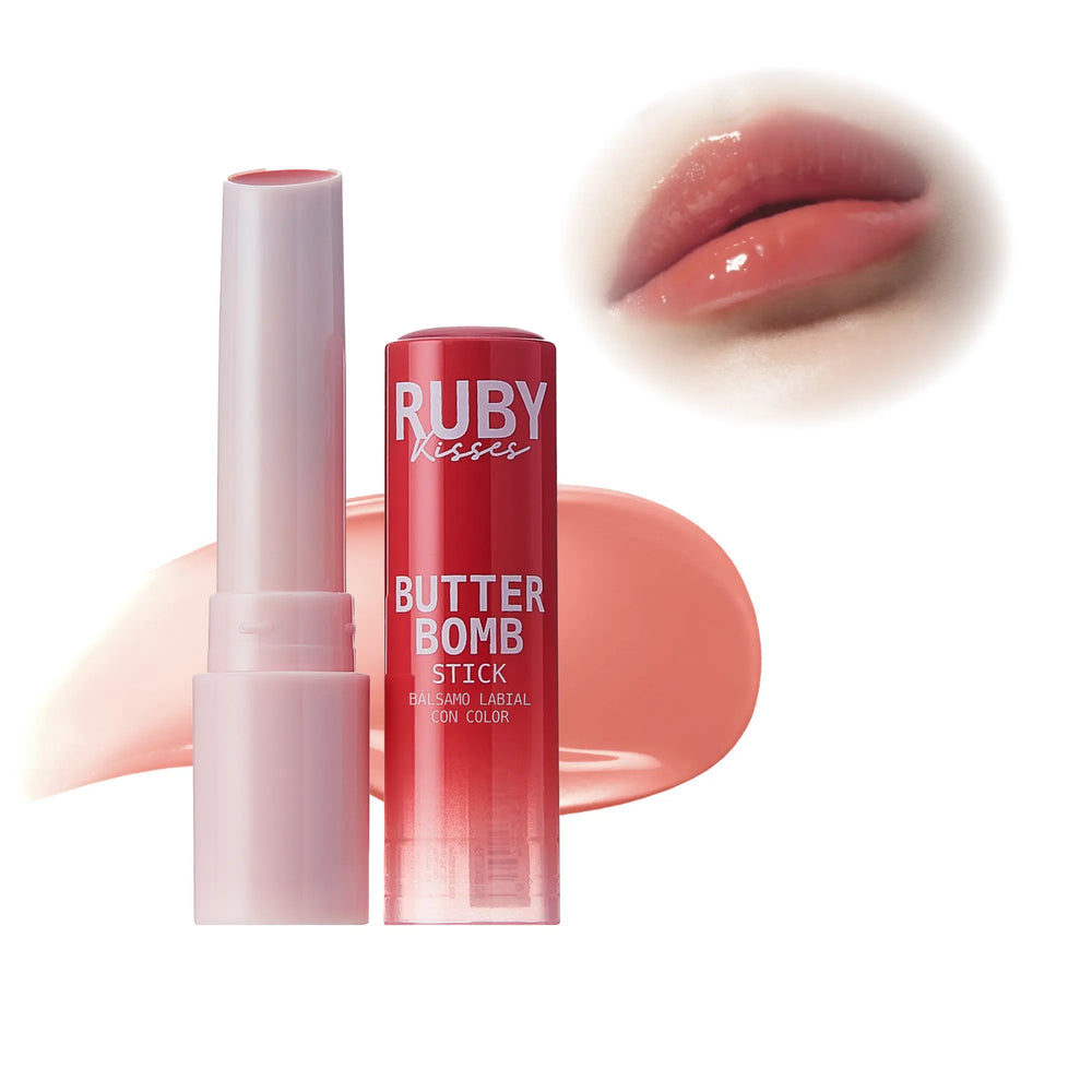Butter Bomb Lip Balm – High Shine Tinted Gloss & Hydrating Lipstick With Shea Butter__Birthday Cake
