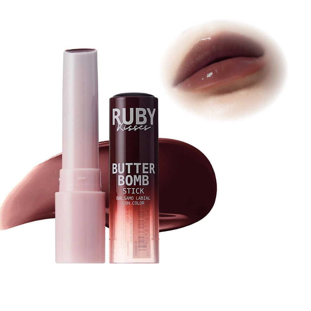 Butter Bomb Lip Balm – High Shine Tinted Gloss & Hydrating Lipstick With Shea Butter__Lava Cake
