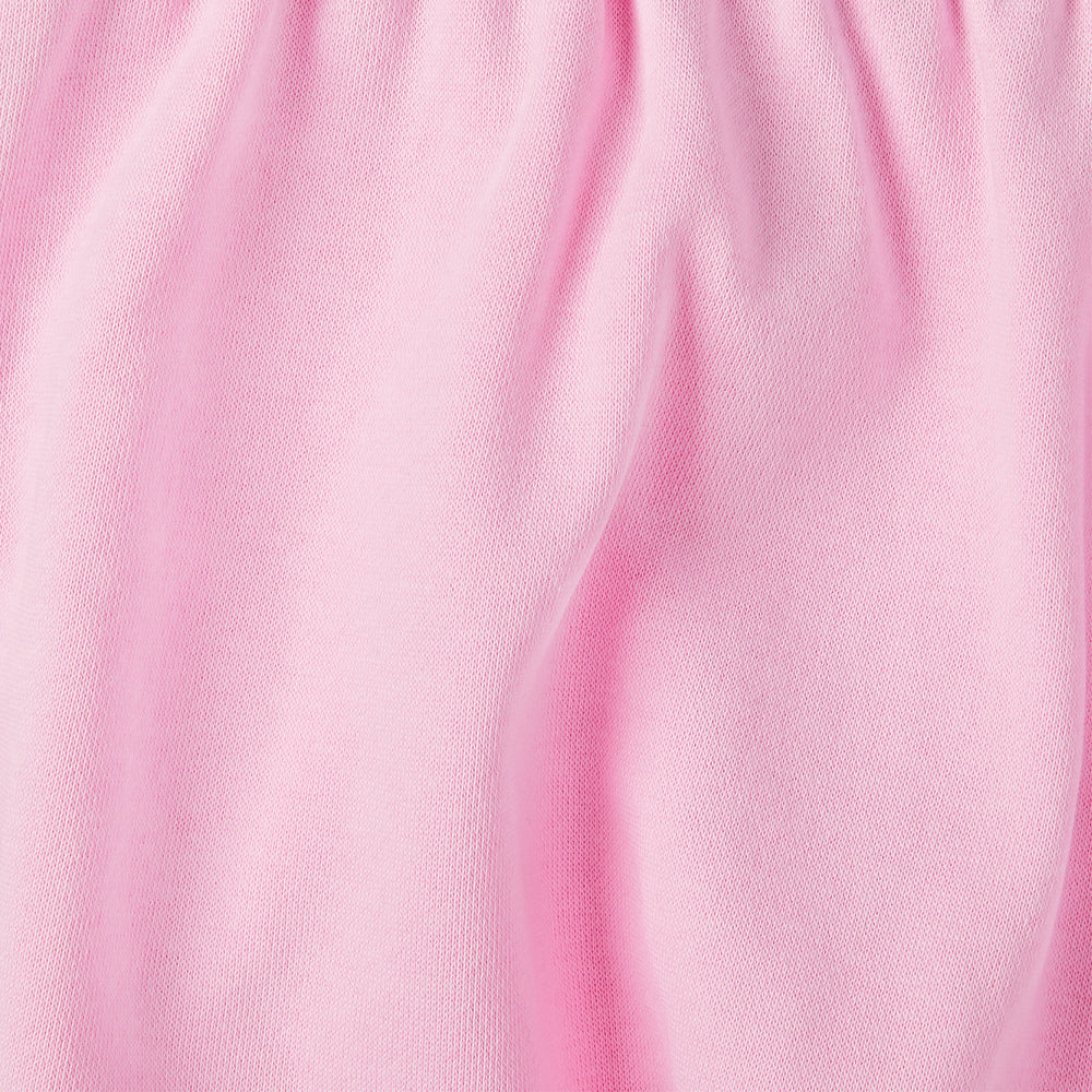 Cozy French Terry Convertible Relaxed Sweat Shorts__Baby Pink