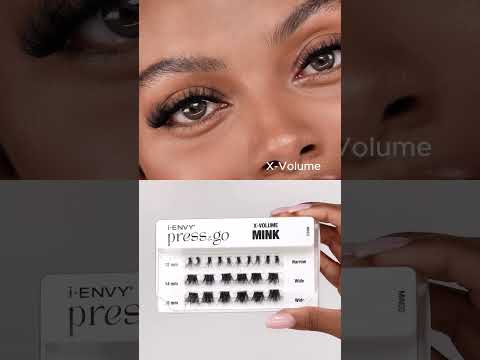 Load video: Press & Go 100% Real Mink Pre-Glued Press-On Lash Clusters