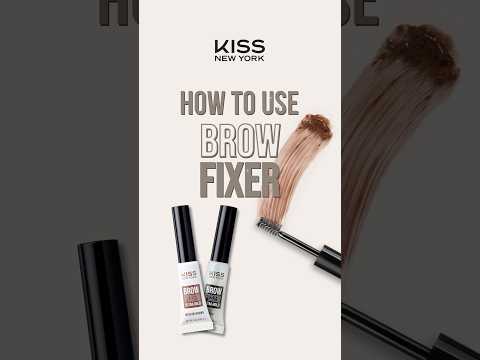 Load video: Kiss New York Extreme Hold Brow Fixer Brow Glue & Precision Pencil Duo (15% off)