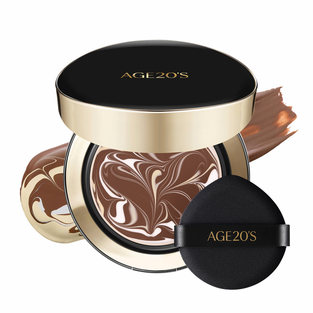 Signature Essence Cover Pact SPF 50+ Vegan Hydrating Cream Foundation__41N: Deep (Golden Brown)