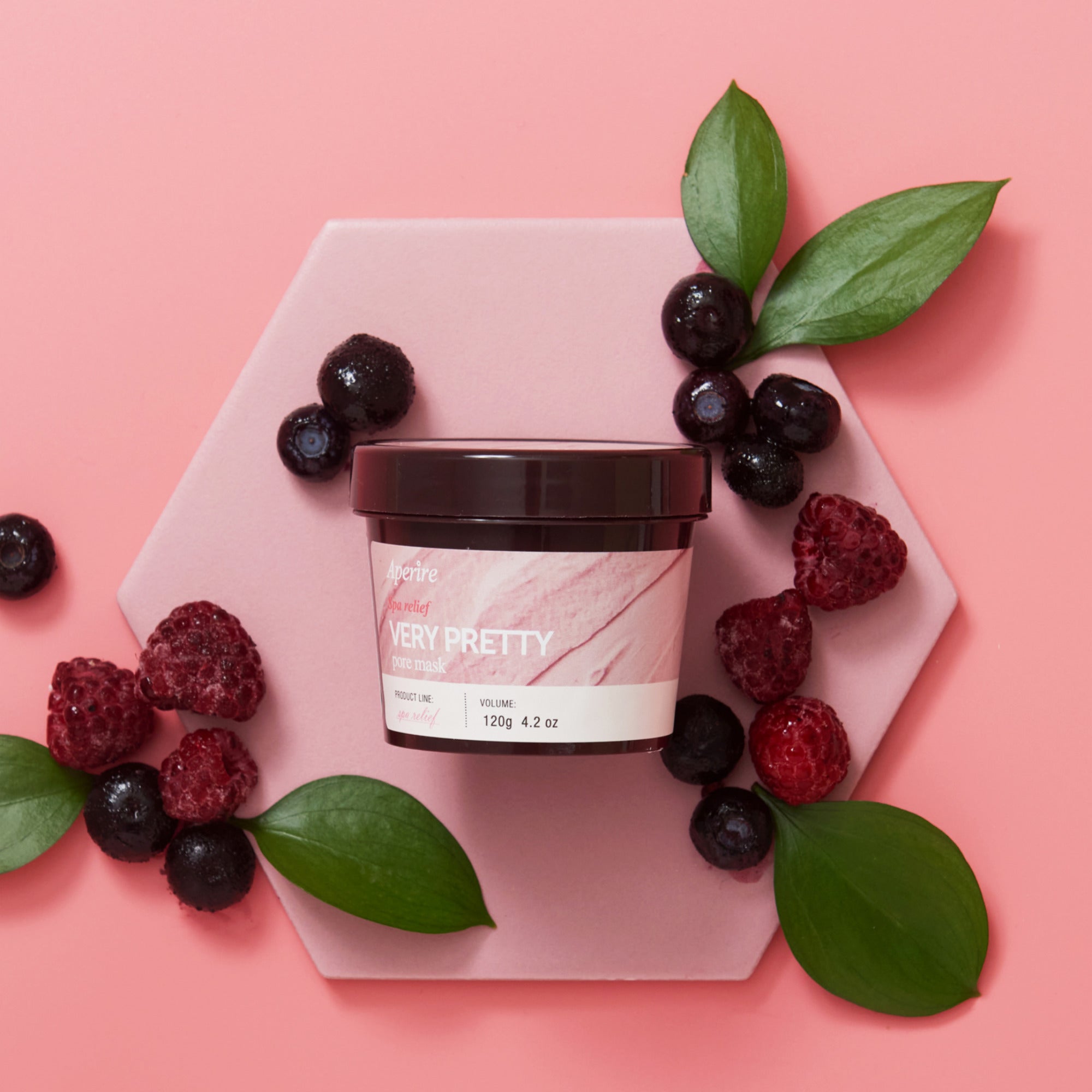 Aperire Very Pretty Pore Mask – Pore Tightening Pink Clay Mask with Calamine & Centella for Blackheads