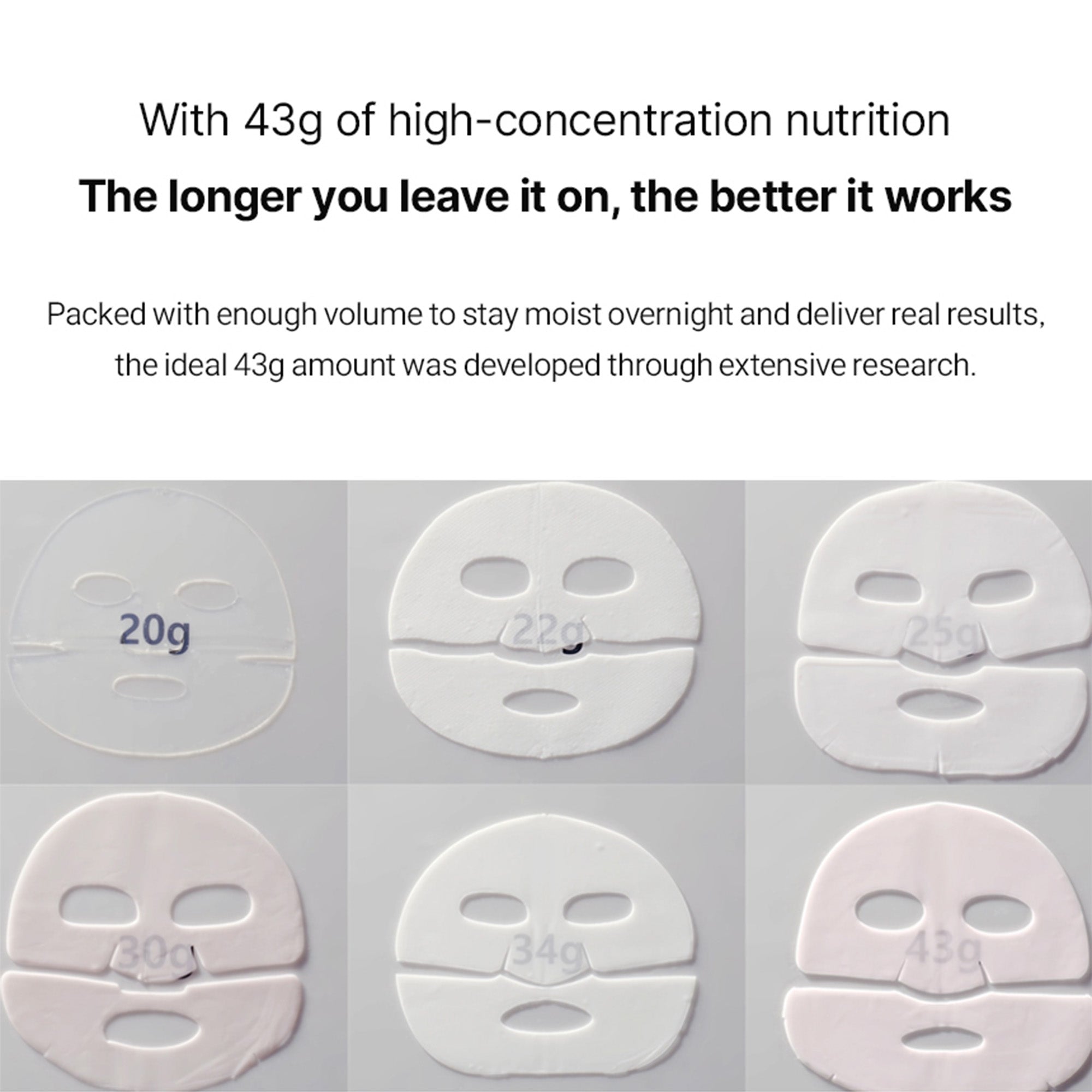 Super Collagen Face Mask (4 sheets) Hydrogel Mask with 1.5oz of Collagen Ampule