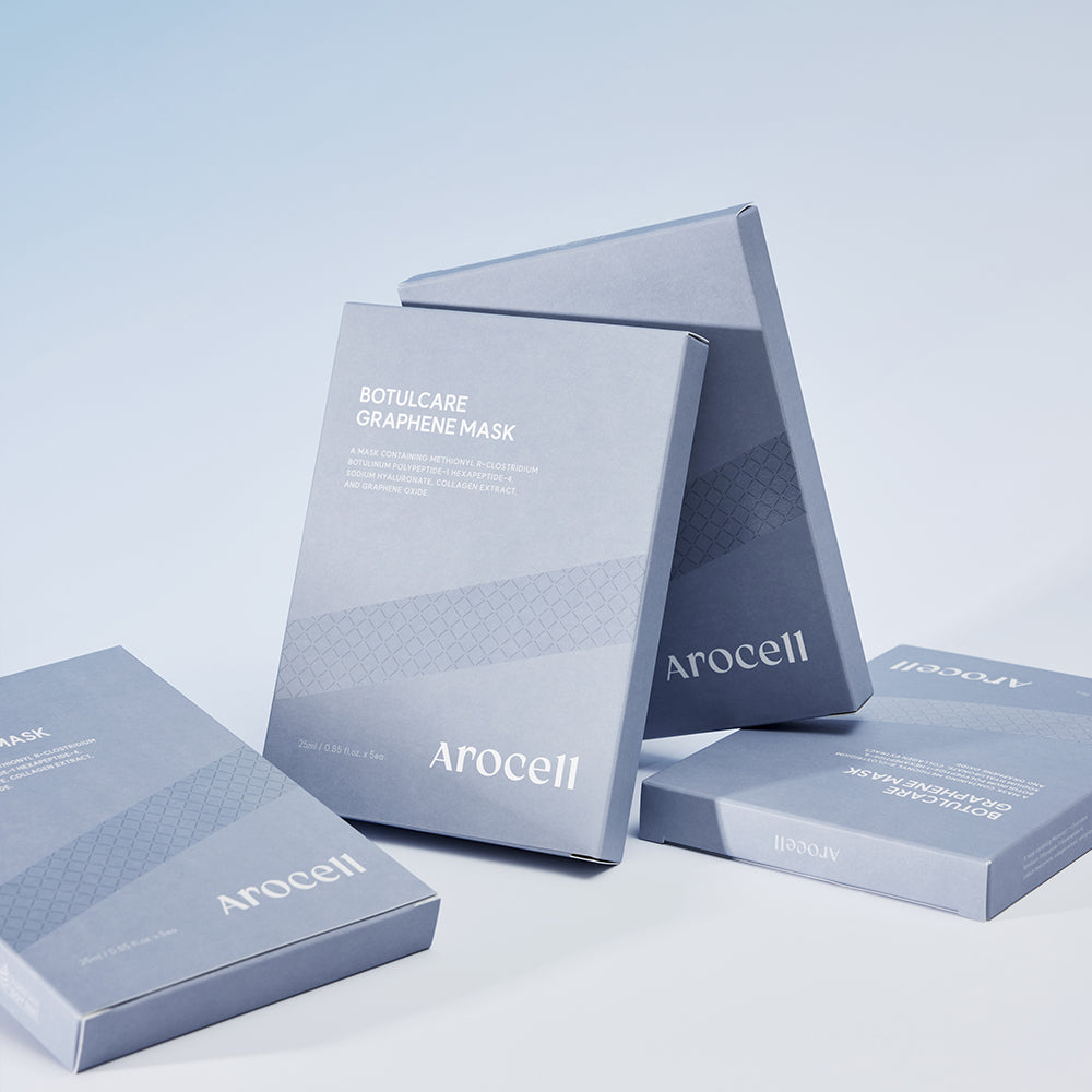 Botulcare Graphene Face Mask (5 Sheets) Deep Absorption Energy Mask – Korean Firming & Hydrating Sheet Mask