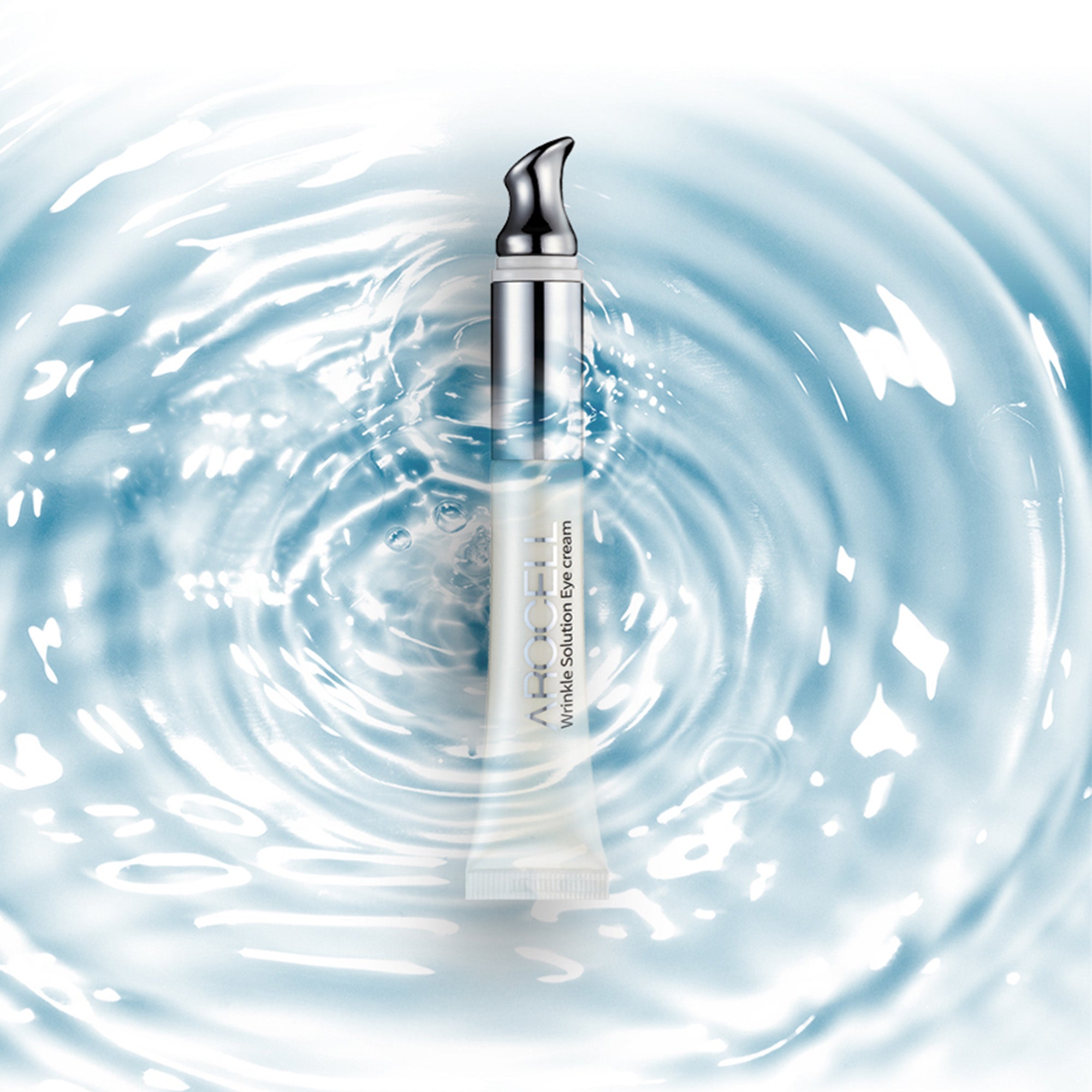 Wrinkle Solution Eye Cream with Galvanic Applicator – Korean Firming & Brightening Eye Treatment (15ml)