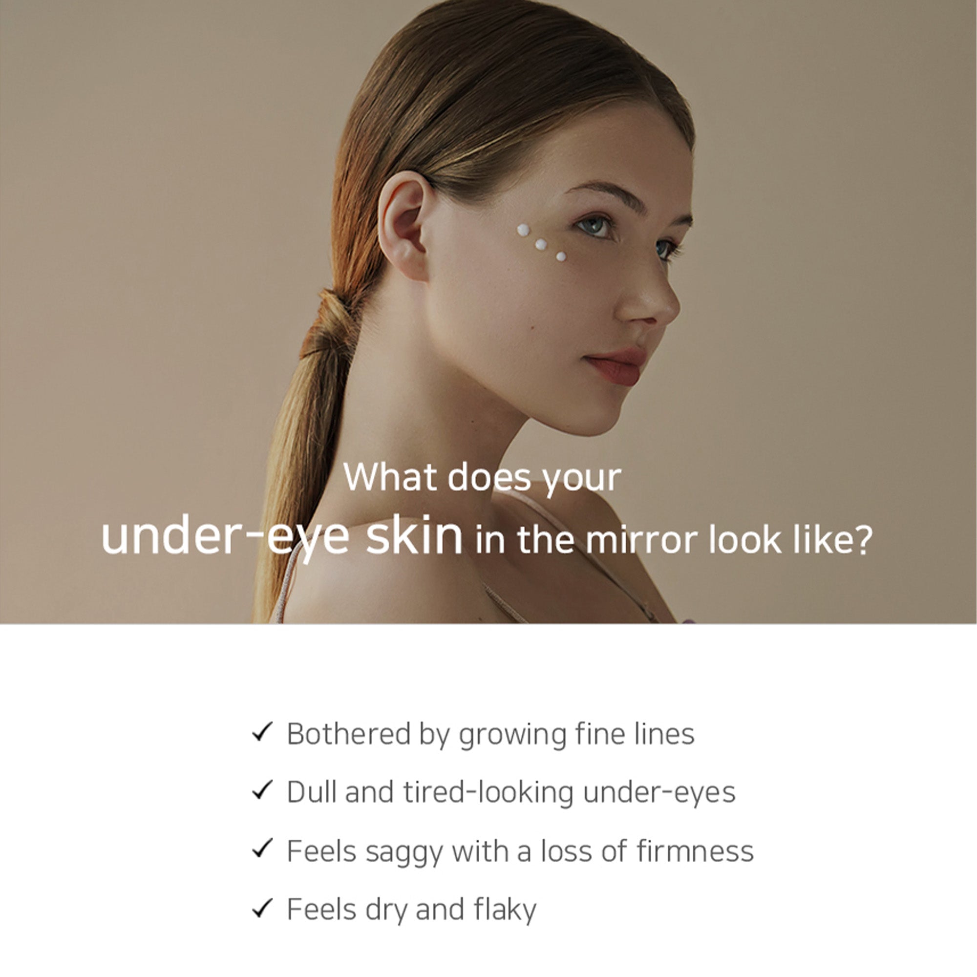 Wrinkle Solution Eye Cream with Galvanic Applicator – Korean Firming & Brightening Eye Treatment (15ml)