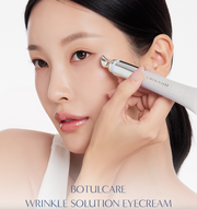 Wrinkle Solution Eye Cream with Galvanic Applicator – Korean Firming & Brightening Eye Treatment (15ml)