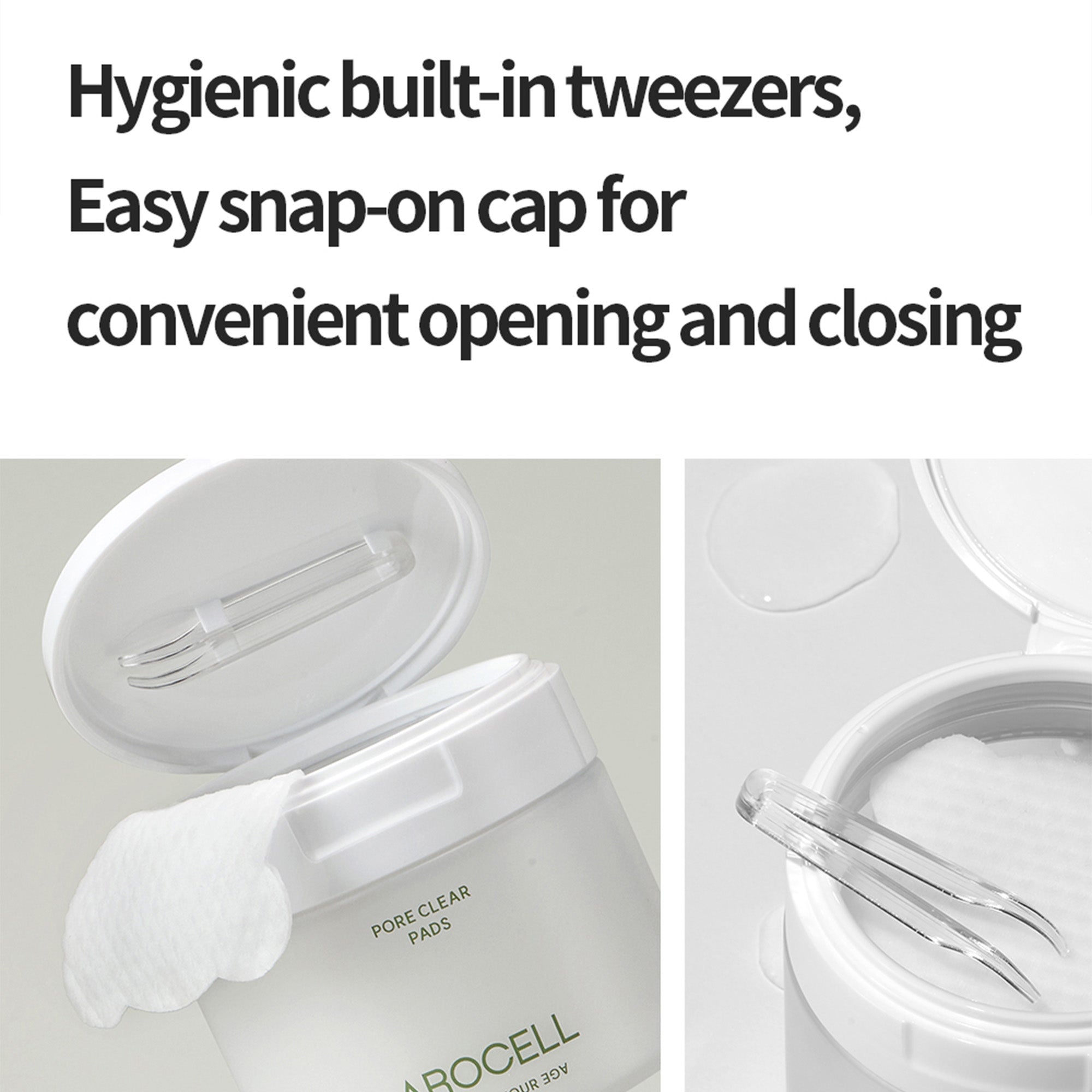 Dual-Sided Pore Clear Pads – Daily Mildly Acidic Toner Pads with AHA BHA PHA