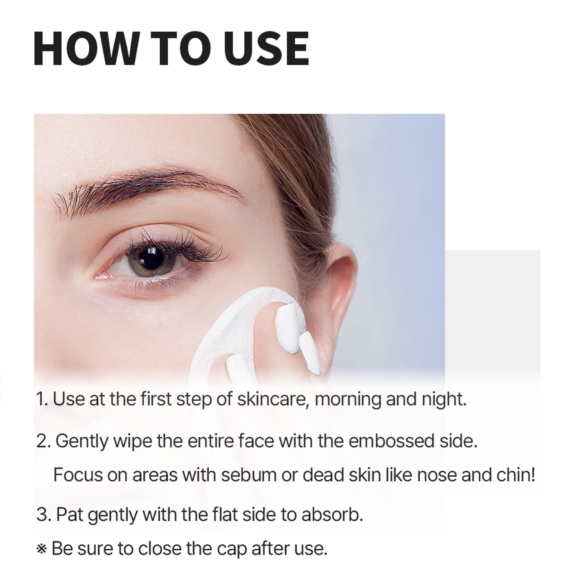 Dual-Sided Pore Clear Pads – Daily Mildly Acidic Toner Pads with AHA BHA PHA