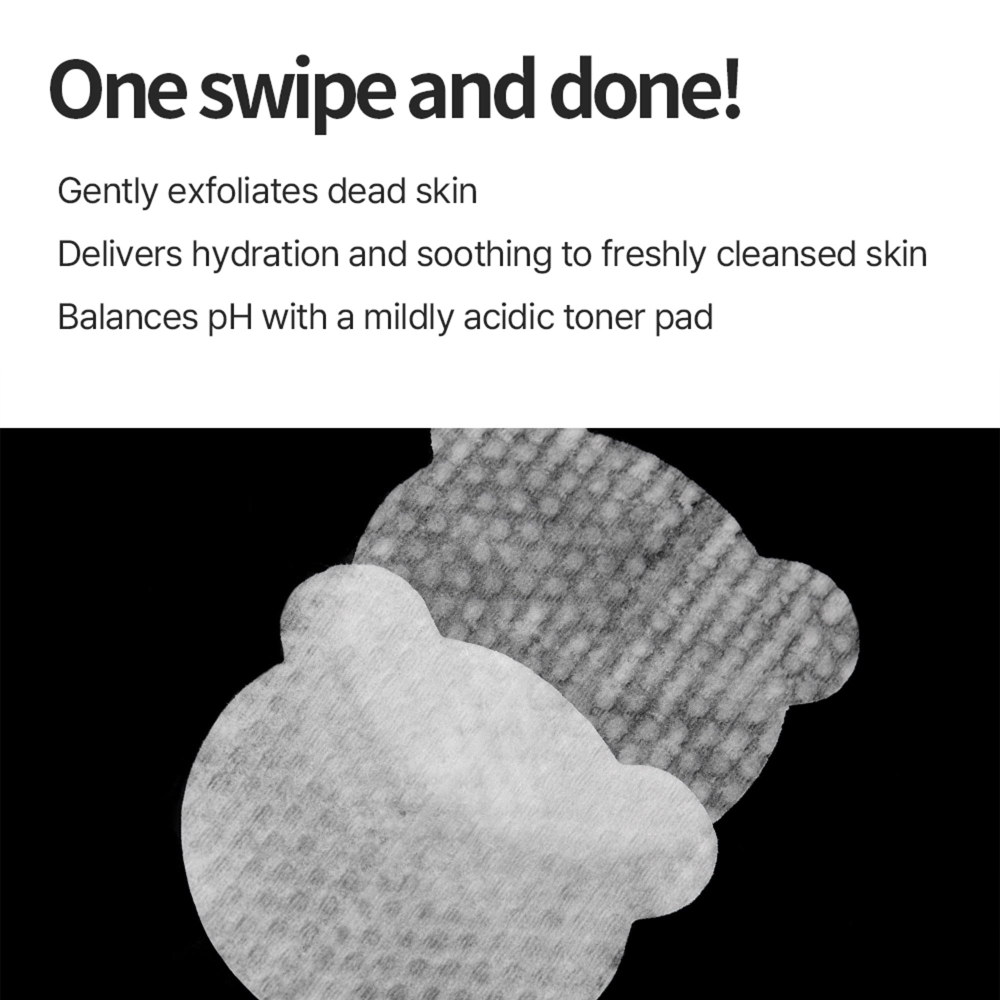 Dual-Sided Pore Clear Pads – Daily Mildly Acidic Toner Pads with AHA BHA PHA