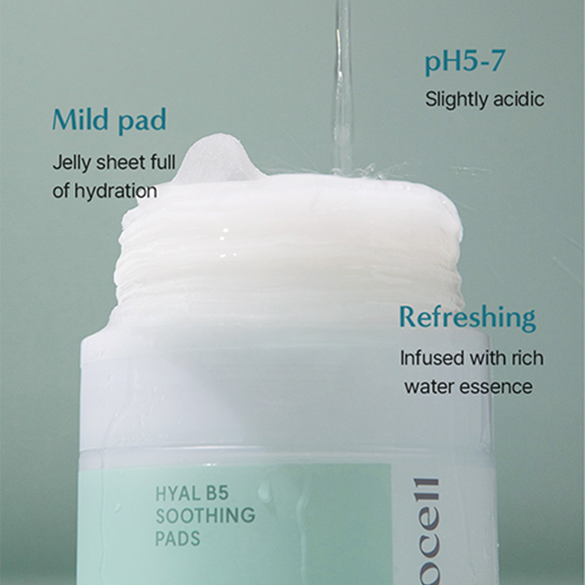 Hyal B5 Soothing Pads – Cooling Relief Jelly Pads with Hyaluronic Acid & Panthenol