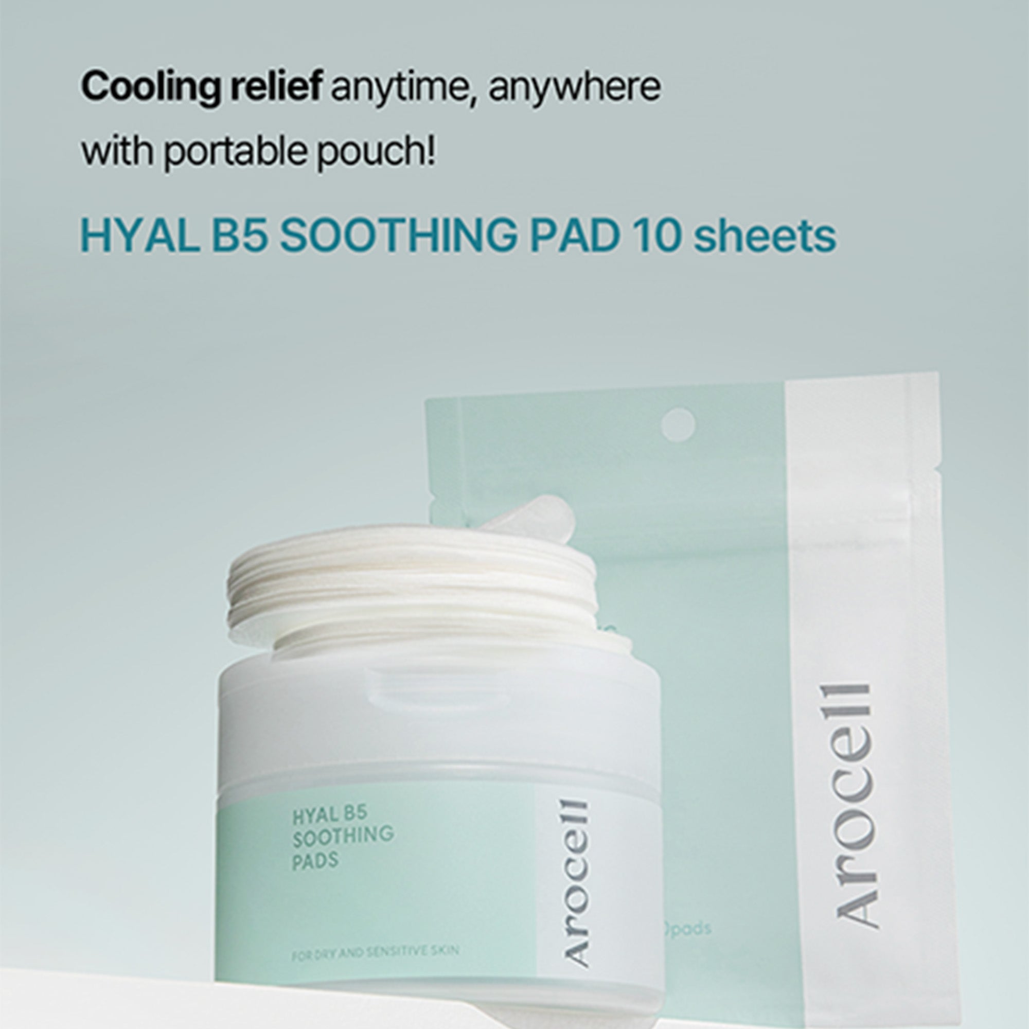 Hyal B5 Soothing Pads – Cooling Relief Jelly Pads with Hyaluronic Acid & Panthenol