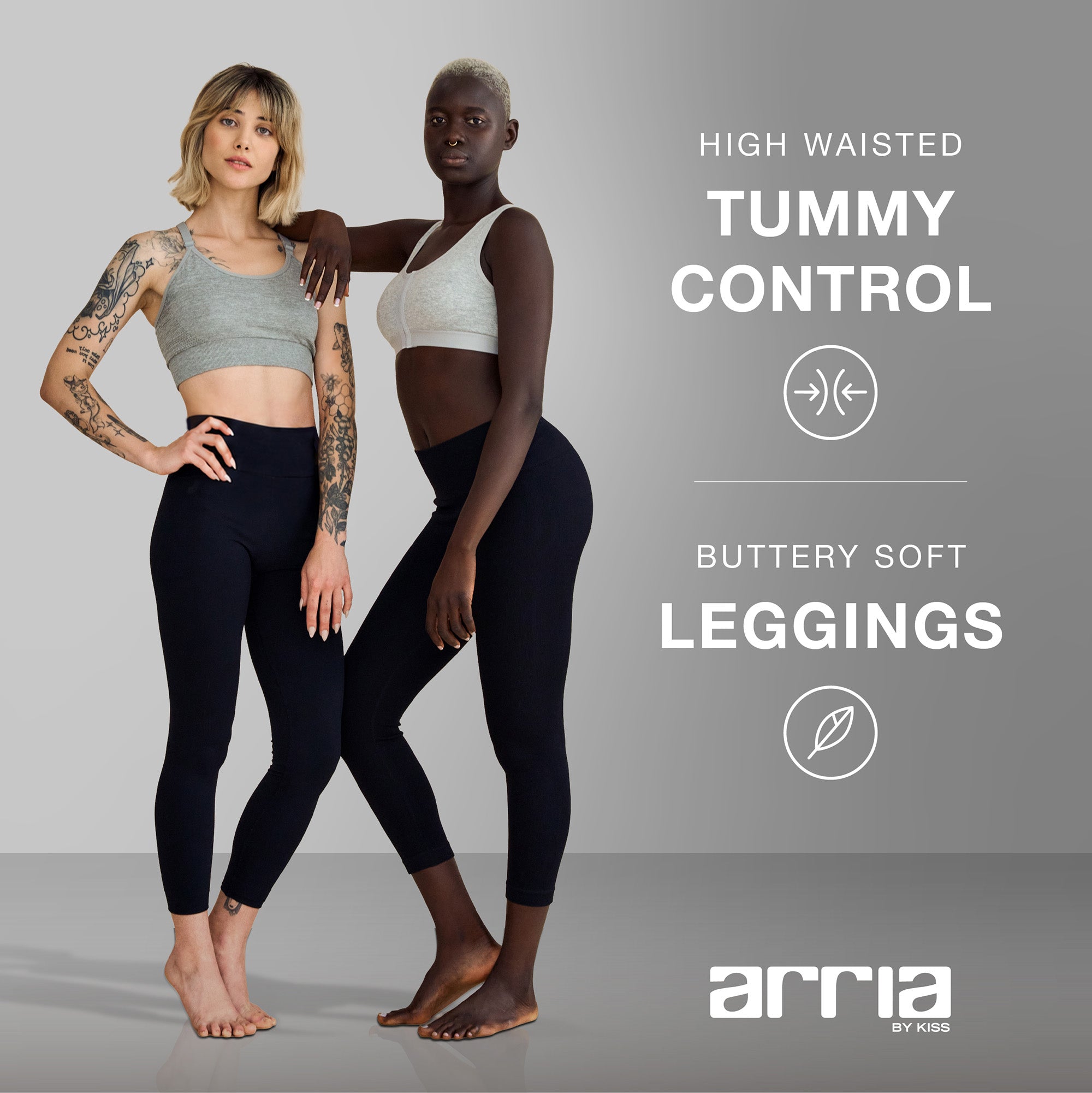 displayall_image_002"Arria Buttery Soft Sculpt & Smooth High-Waisted Premium Leggings product view." -