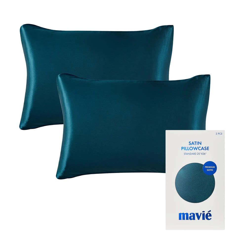 Satin Pillowcase Set of 2 – Standard Size 20” x 26”__Olive Green