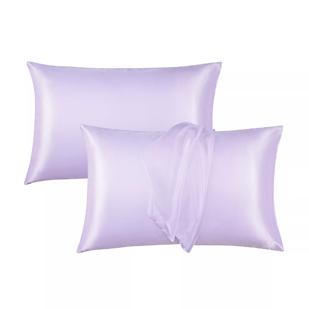 Satin Pillowcase Set of 2 – Standard Size 20” x 26”__Lavendar