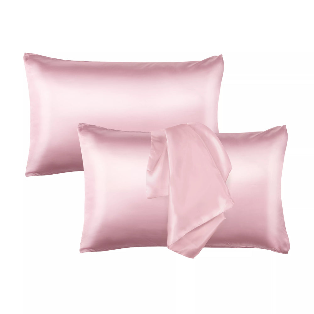 Satin Pillowcase Set of 2 – Queen Size 20" x 30"__Pink