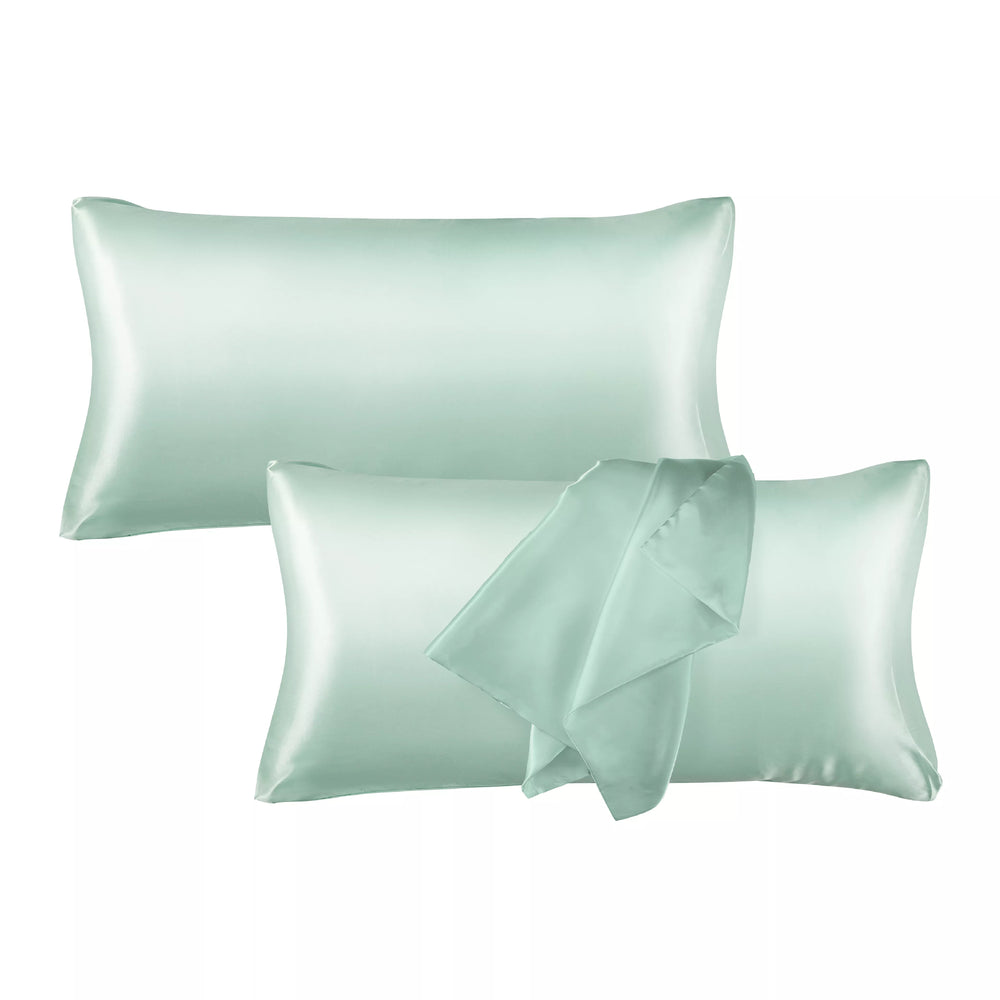 Satin Pillowcase Set of 2 – King Size 20" x 36"__Sage Green