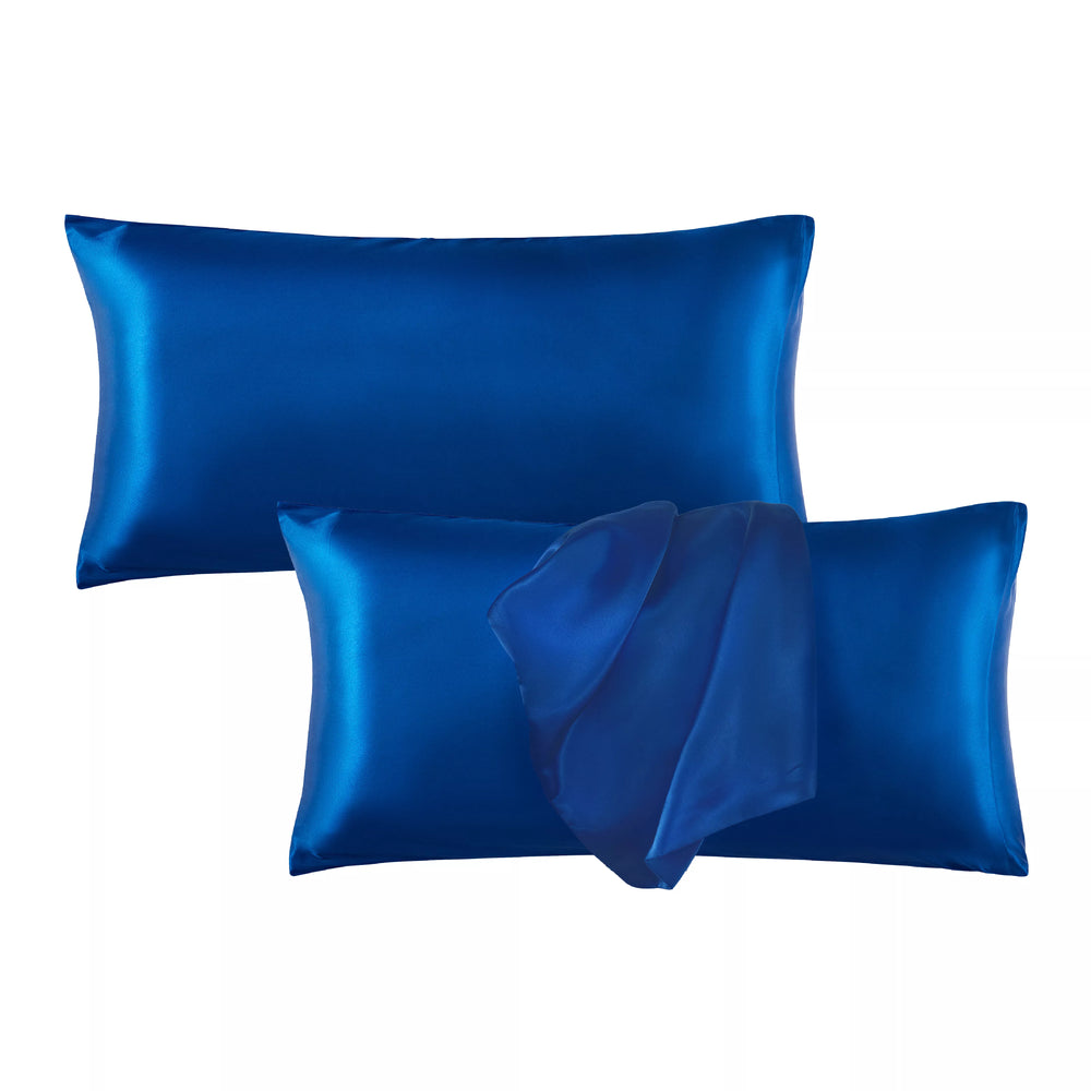 Satin Pillowcase Set of 2 – King Size 20" x 36"__Navy
