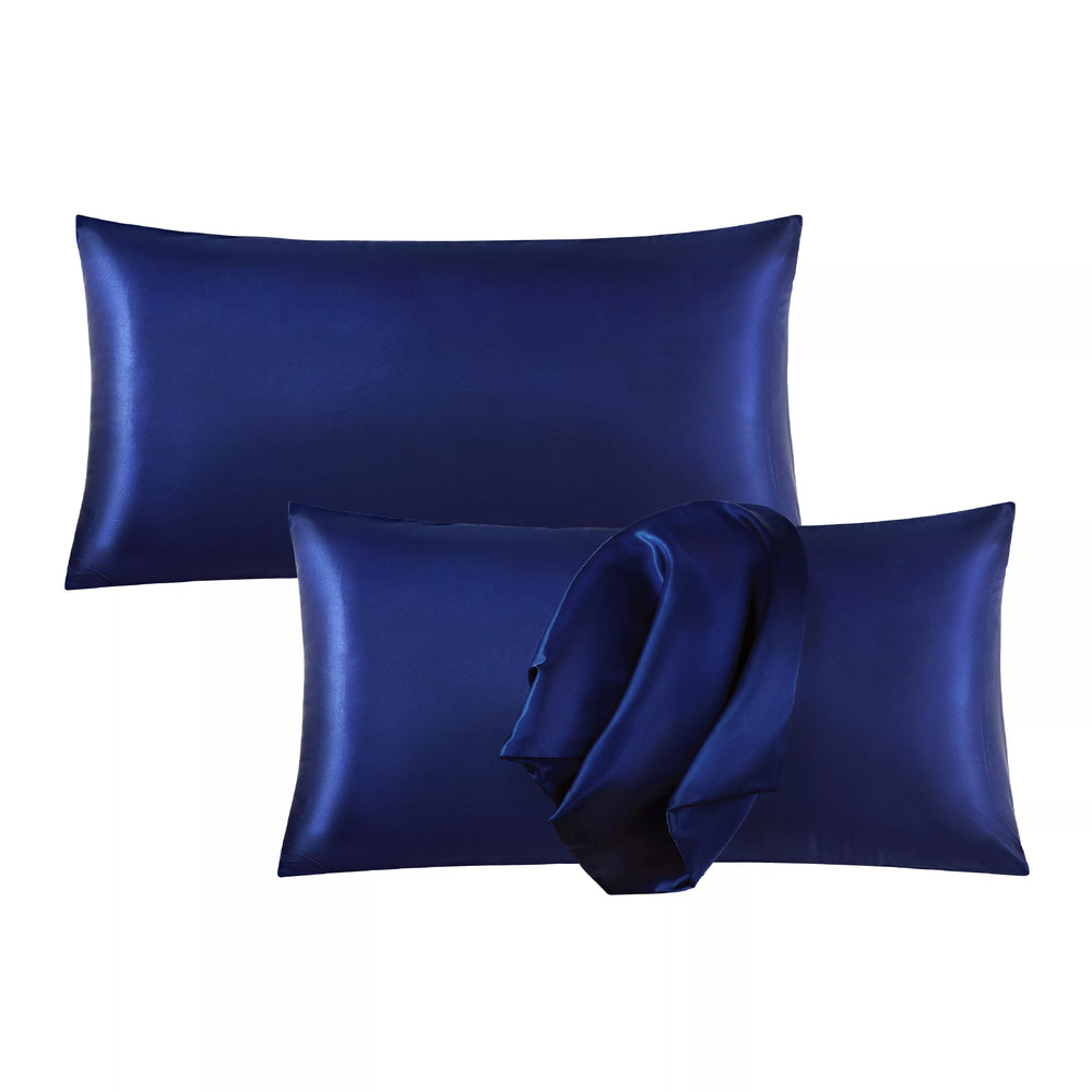 Satin Pillowcase Set of 2 – King Size 20" x 36"__Moon Indigo