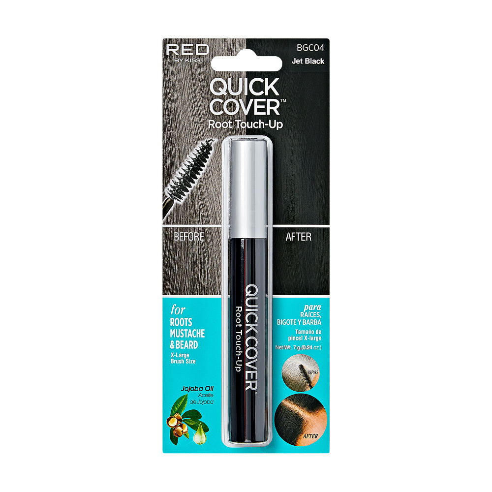 RED by KISS Quick Cover Root Touch-Up Brush Temporary & Water