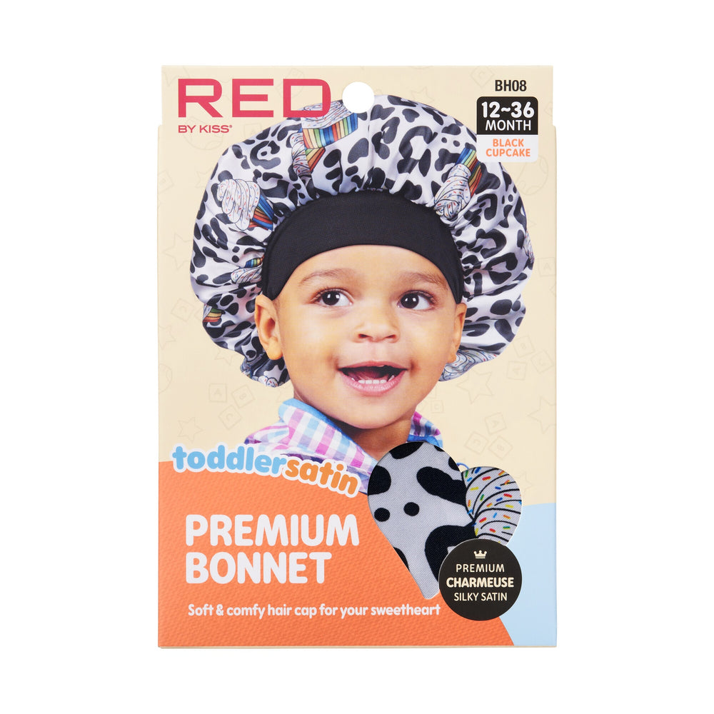 Toddler Satin Bonnet__Bk Cupcake
