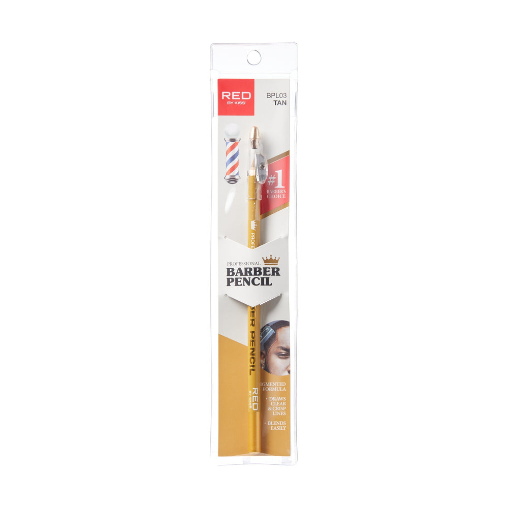 Barber Pencil Hairline Edge Liner With Built-In Sharpener__Tan
